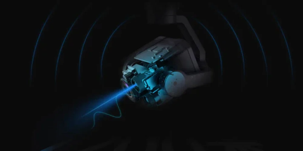 Drone + Optical Pod: Four Light (Visible + Thermal Imaging + Wide Angle + Laser Ranging) Pod Technology Details